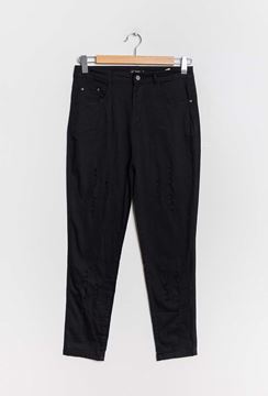Picture of JEANS LIKE TROUSER WITH STITCH CAMEL